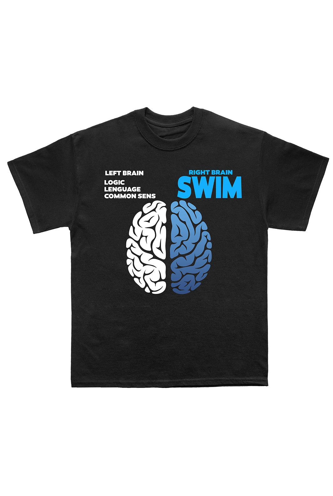 T SHIRT MOD. BRAIN 100% COTONE