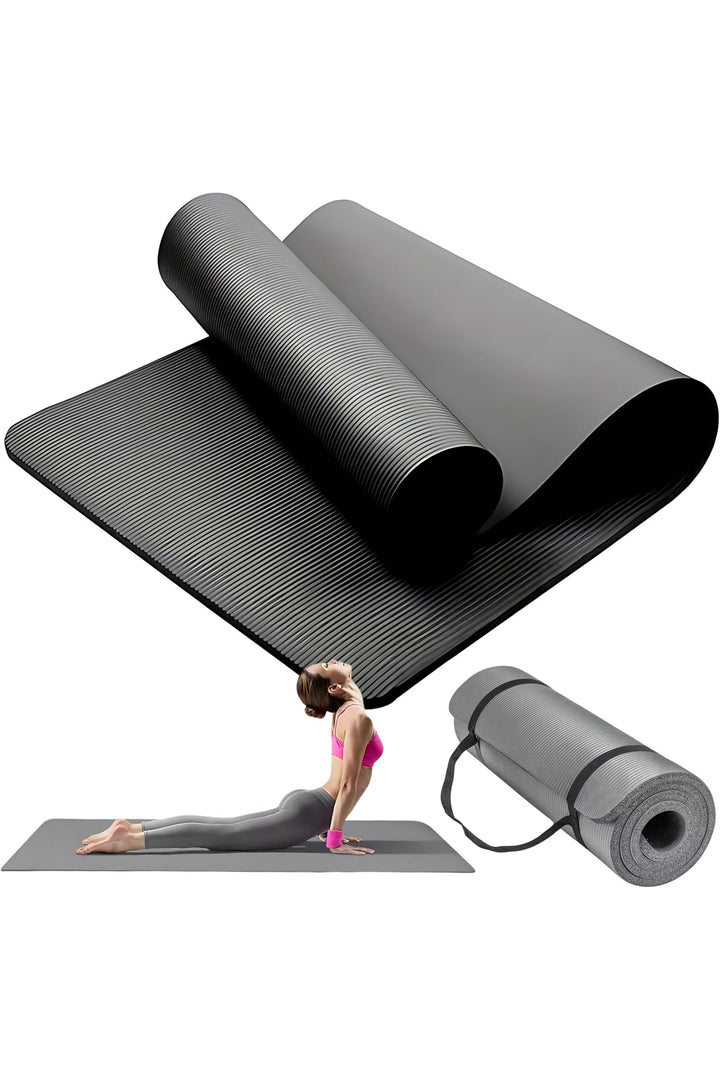 TAPPETINO DA GINNASTICA, YOGA, FITNESS, ANTISCIVOLO, PER ALLENAMENTO